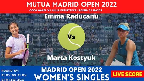 tennis live scores madrid.